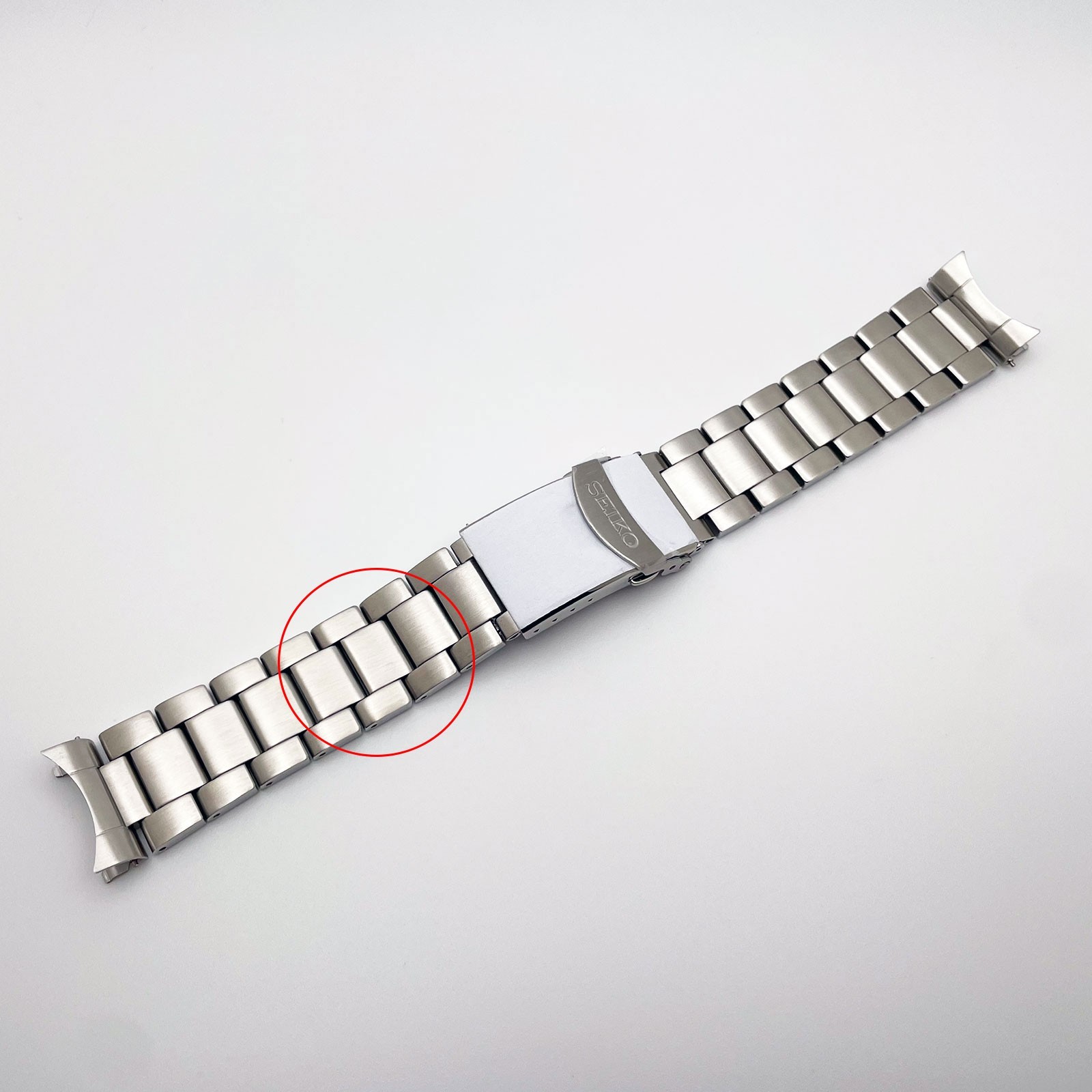 Seiko 5 Sports Watch Bracelet 20 mm Sizing Link with Pin SRPD SRPK SRPL