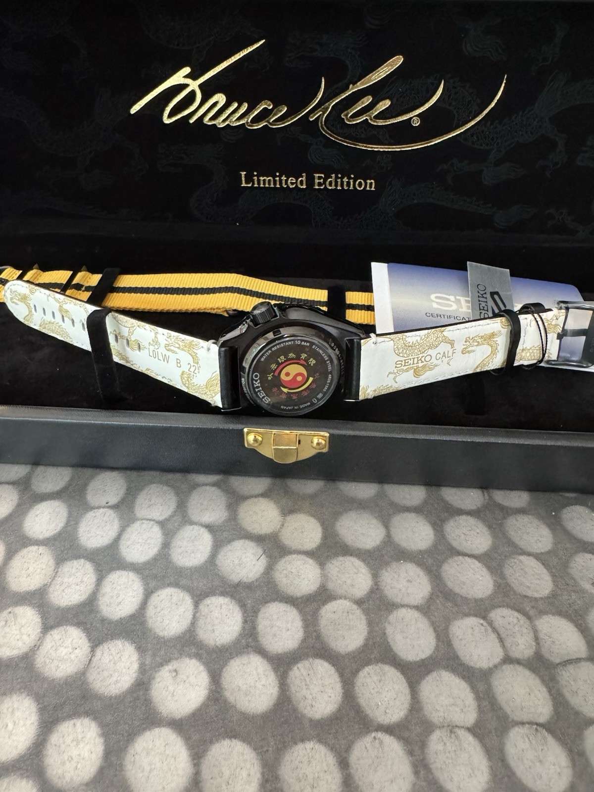 SEIKO 5 Sports Watch SRPK39 Bruce Lee Limited Edition 1238. Never Worn