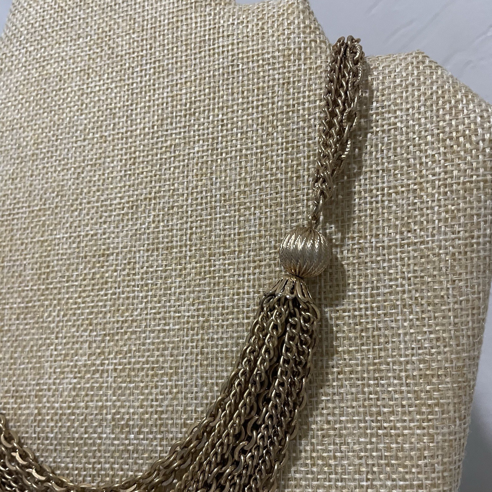Vintage Multi-chain Gold Chain Choker Necklace With Clasp