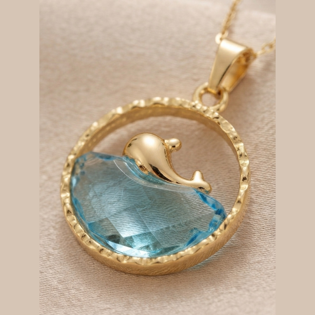 Anti Tarnish Necklace, 18K Gold Plated, Stainless Steel Jewellery, Gift for Her