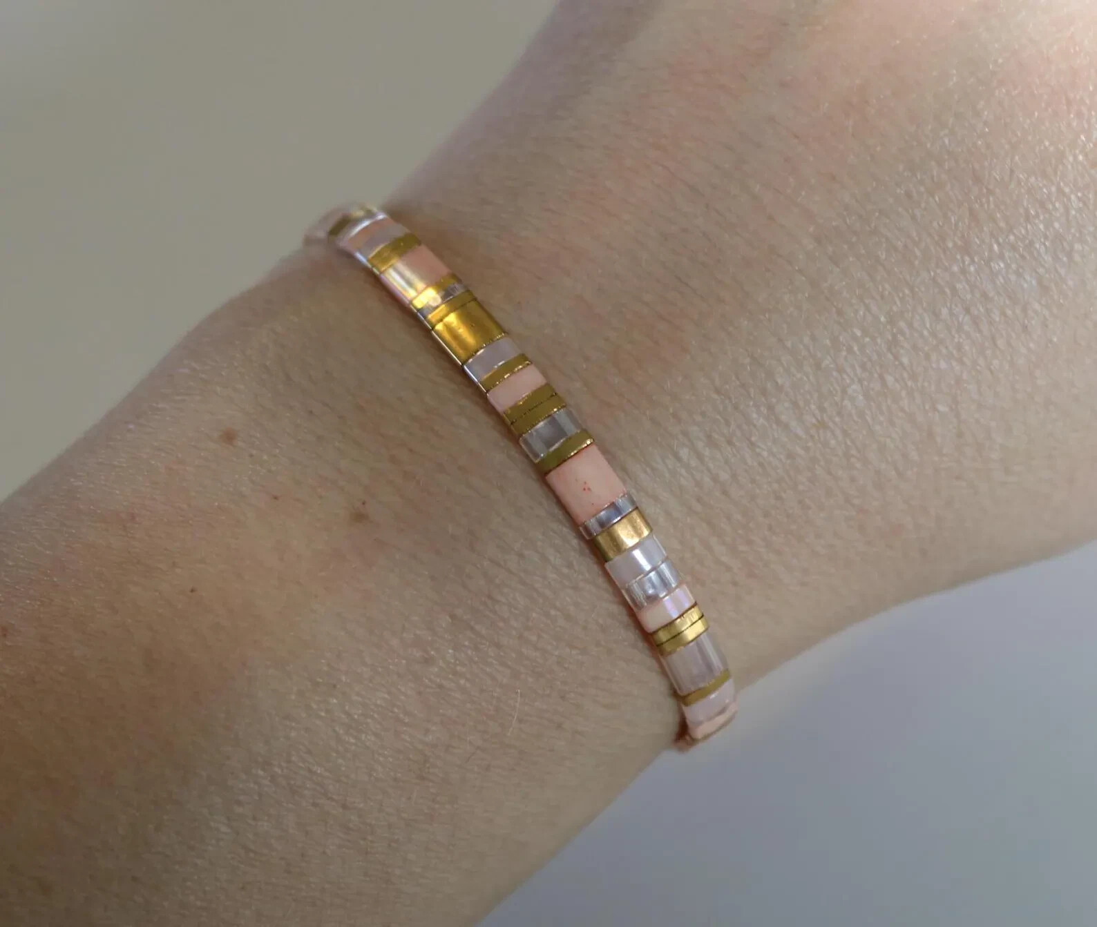 2025HOT Delicate Adjustable Miyuki Tila Vintage Women Bracelet Healing Gift