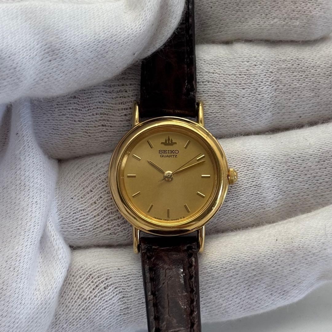 SEIKO new battery wristwatch working item 1N01 0E20 ladies