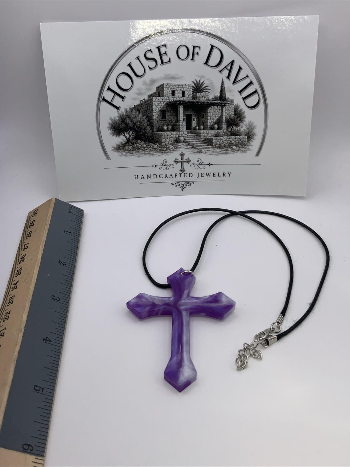 House Of David Handmade Cross Necklace Royally Divine