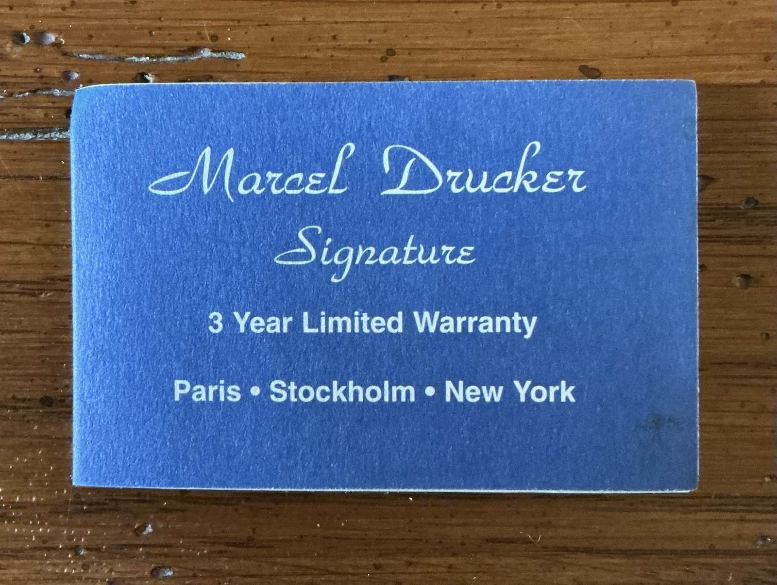 Marcel Drucker Signature Women’s Quartz Watch McDonald’s Corporate Gift-Arches