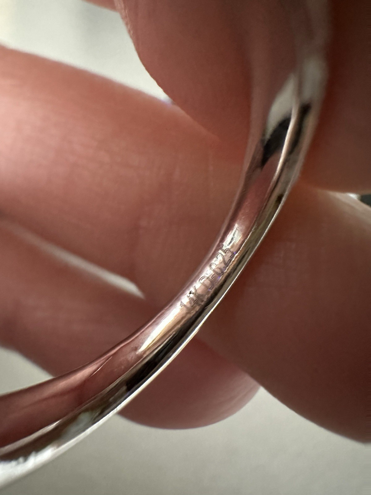 14k White gold pave diamond open claw ring
