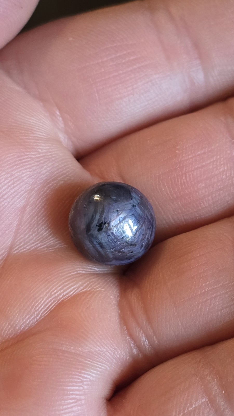 Natural Star Sapphire Purple Round Cabochon Untreated Loose Gemstone Cab