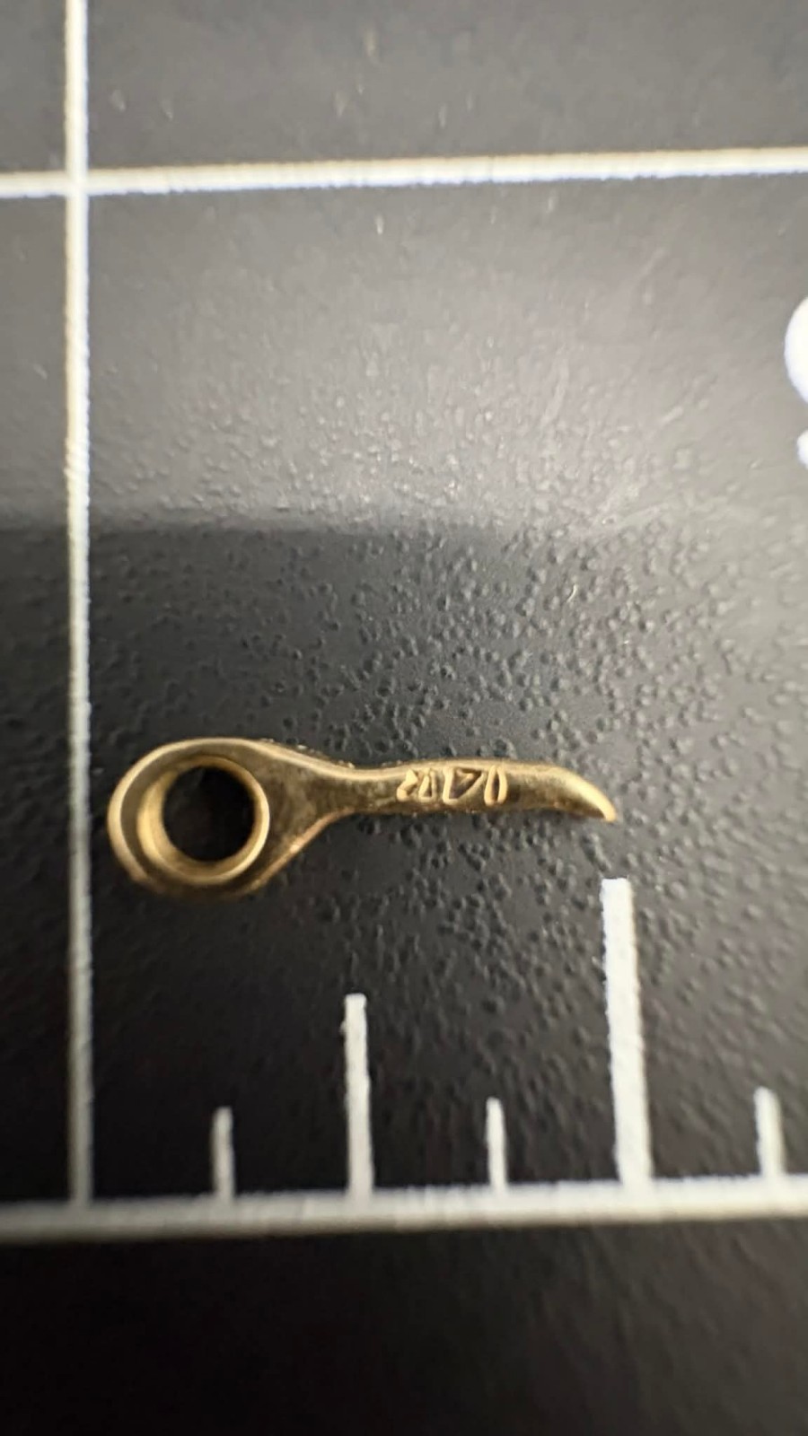 14K Gold Watch Band Buckle Tongue (tongue only)