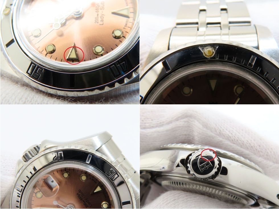 Tudor 96090 Princess Date Ladies Sub 27mm Automatic Used #033