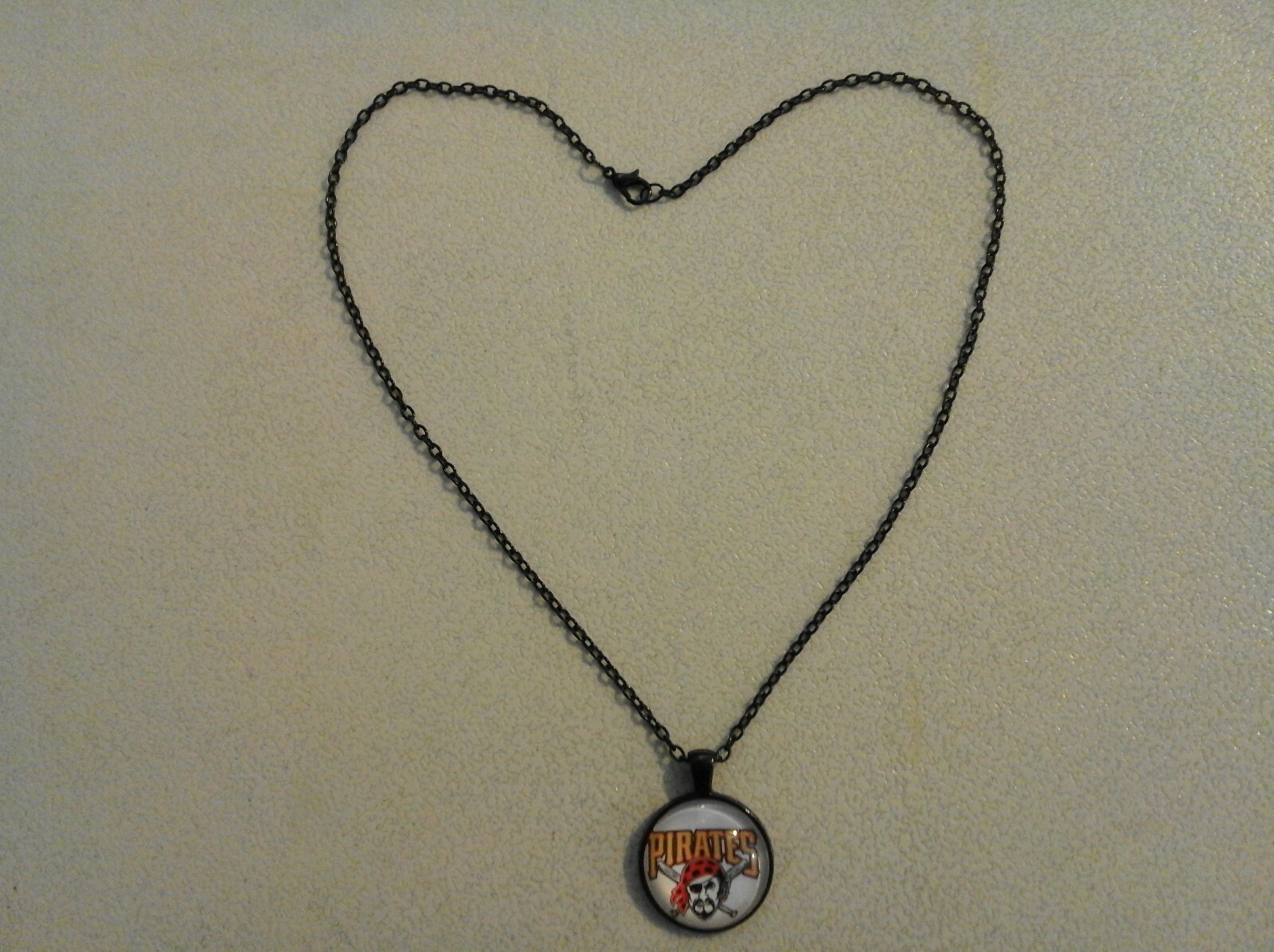 Pirates pendant on 19 1/2 inch Black Necklace 249256