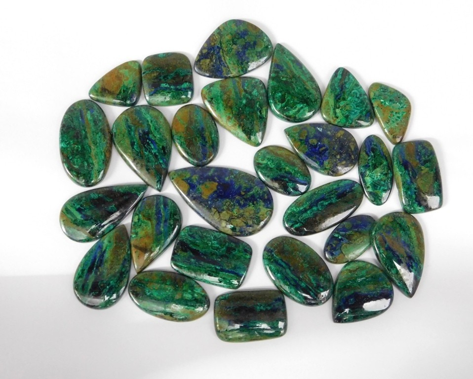 Natural Shattuckite Cabochon Gemstone For Making Jewelry Wholesale Lot 71333
