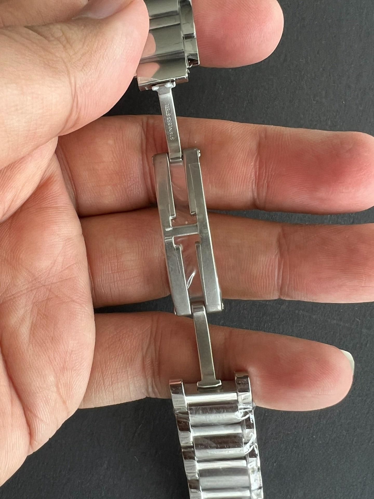 Fit for Cartier Tank Must Watches 19 mm Replacement Steel Watch Bracelet Band