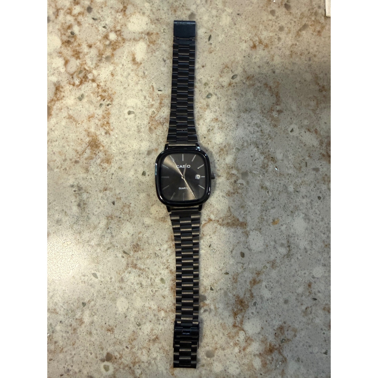 Casio Old Money Classic Quartz Watch Black Stainless Steel A168 3298 Boxed