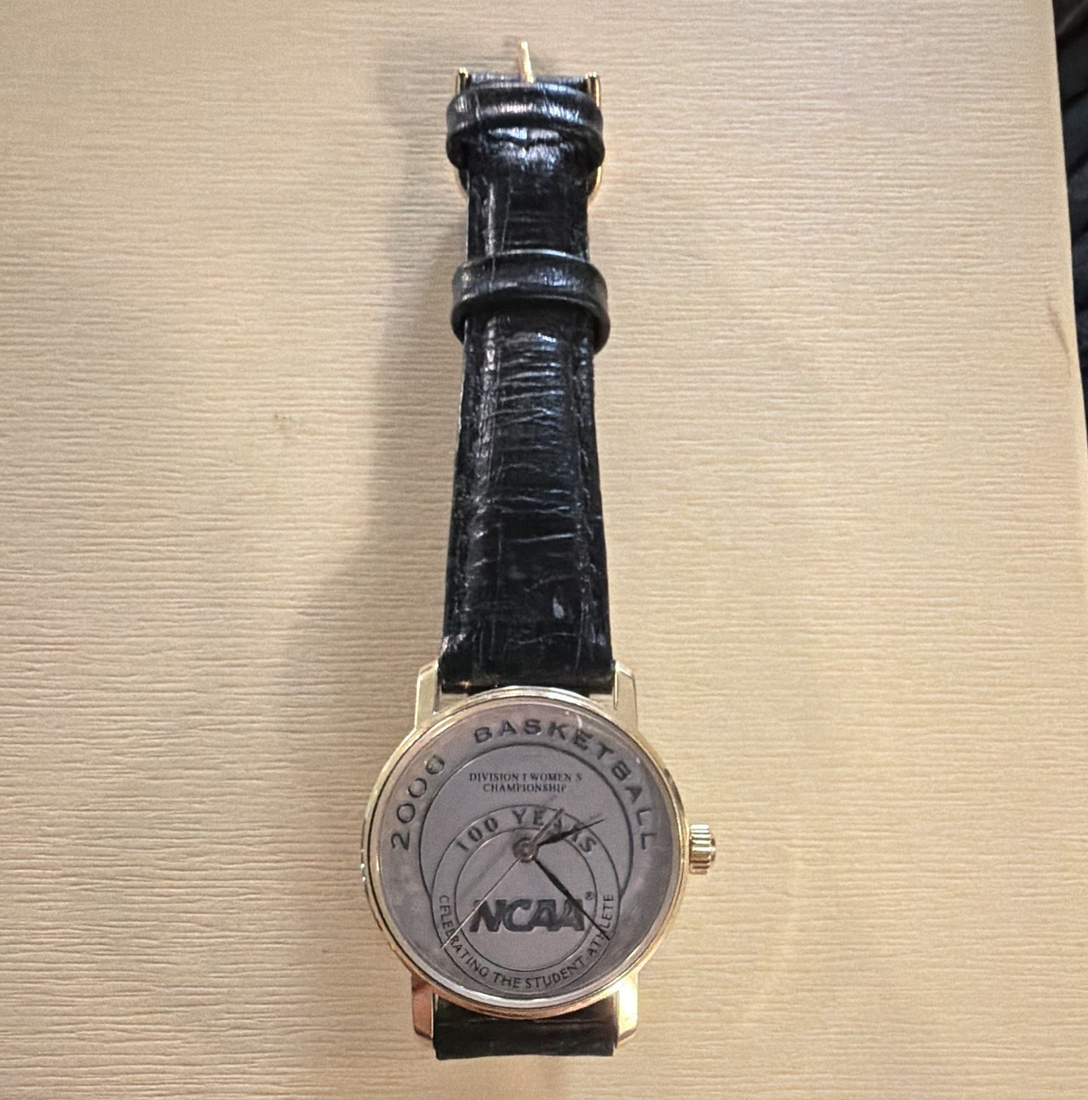 NCAA 2006 Div I Women’s Championship Swiss Made Quartz Watch 25mm Leather