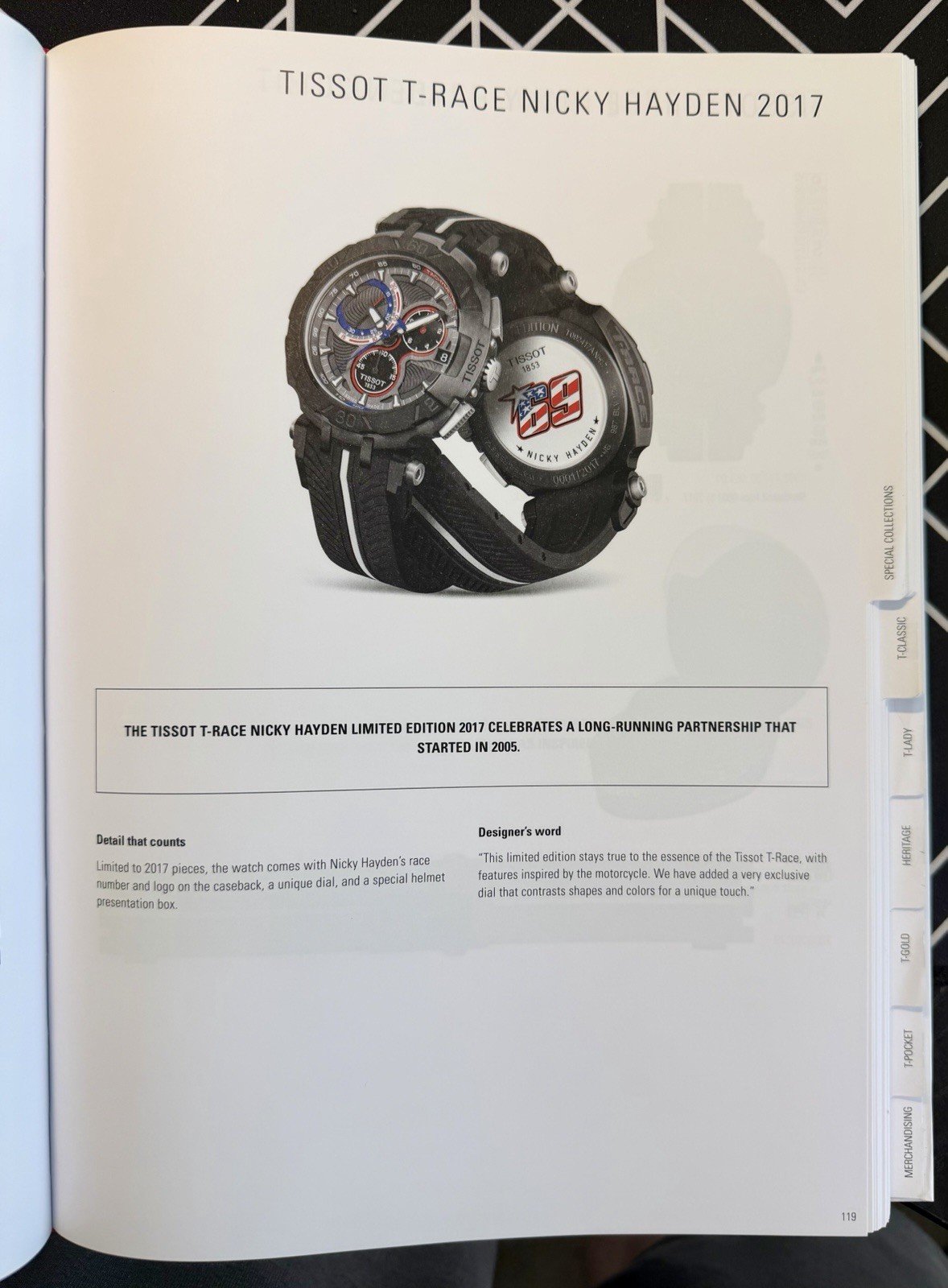 Tissot 2017-2018 Sales Manual & USA Price List Hardcover Swiss Watch Catalog