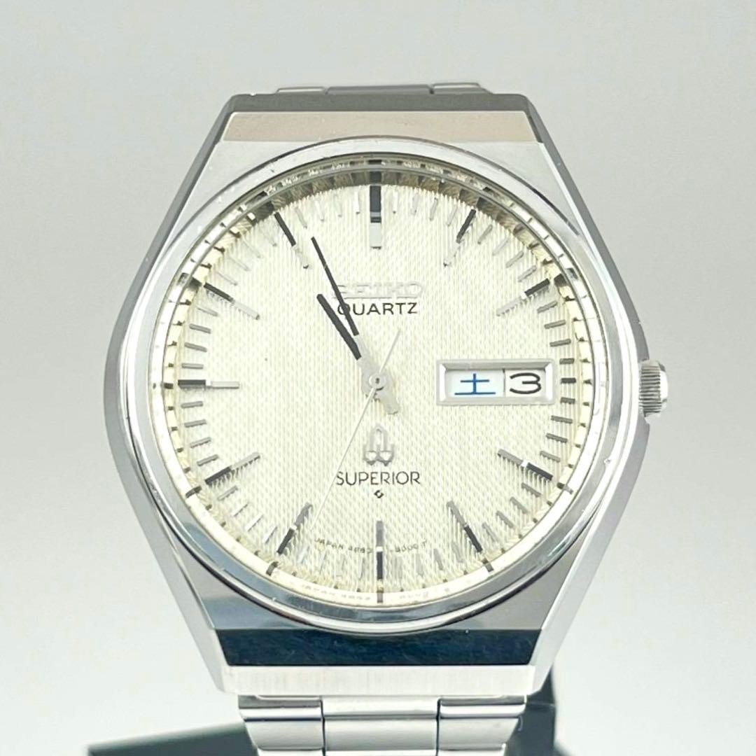Seiko Superior 4883-8001 Twin Quartz Watch Battery Replaced 1977