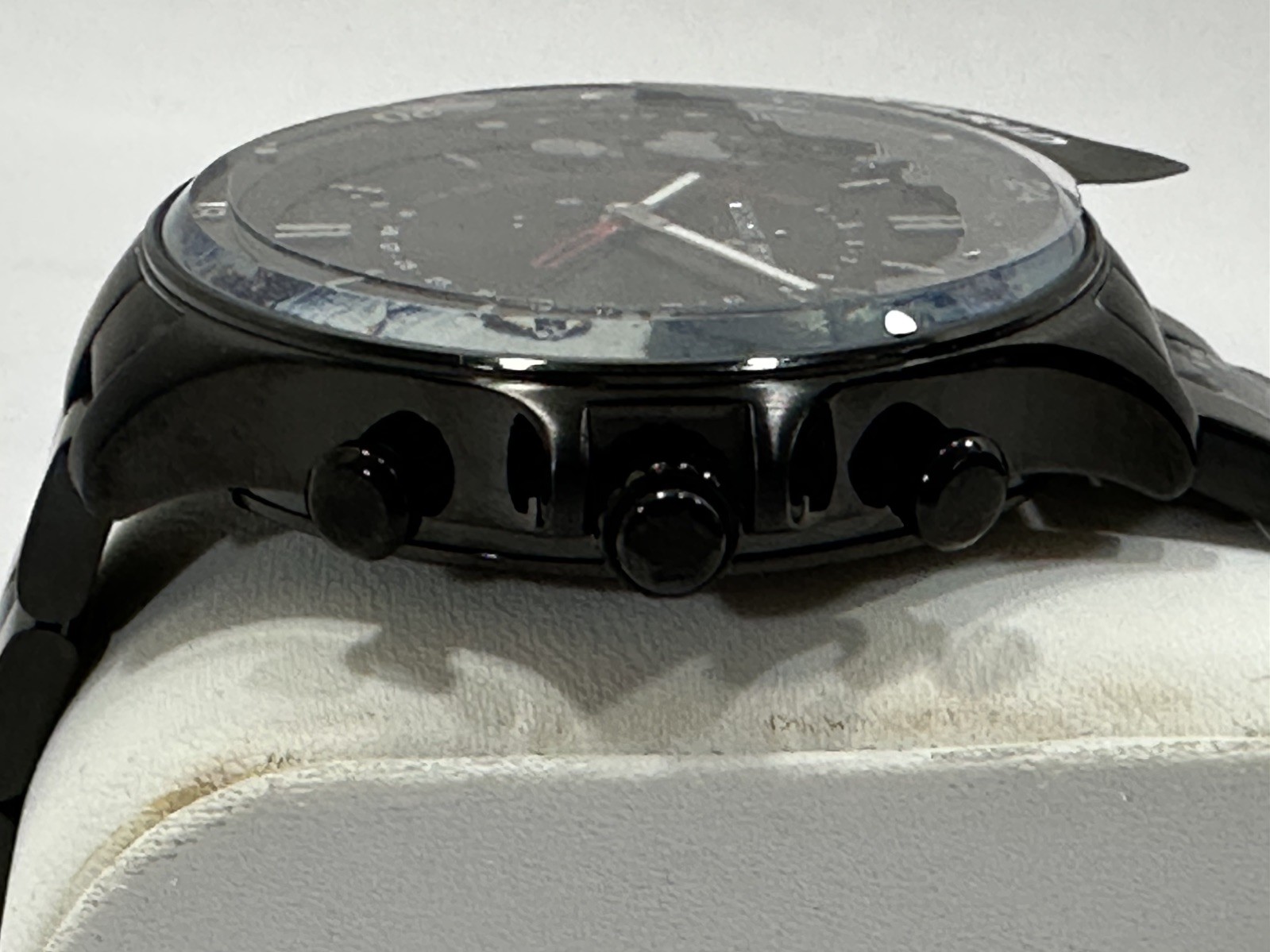 Authentic Michael Kors Access Men’s Reid Black Hybrid Smartwatch – MKT4015