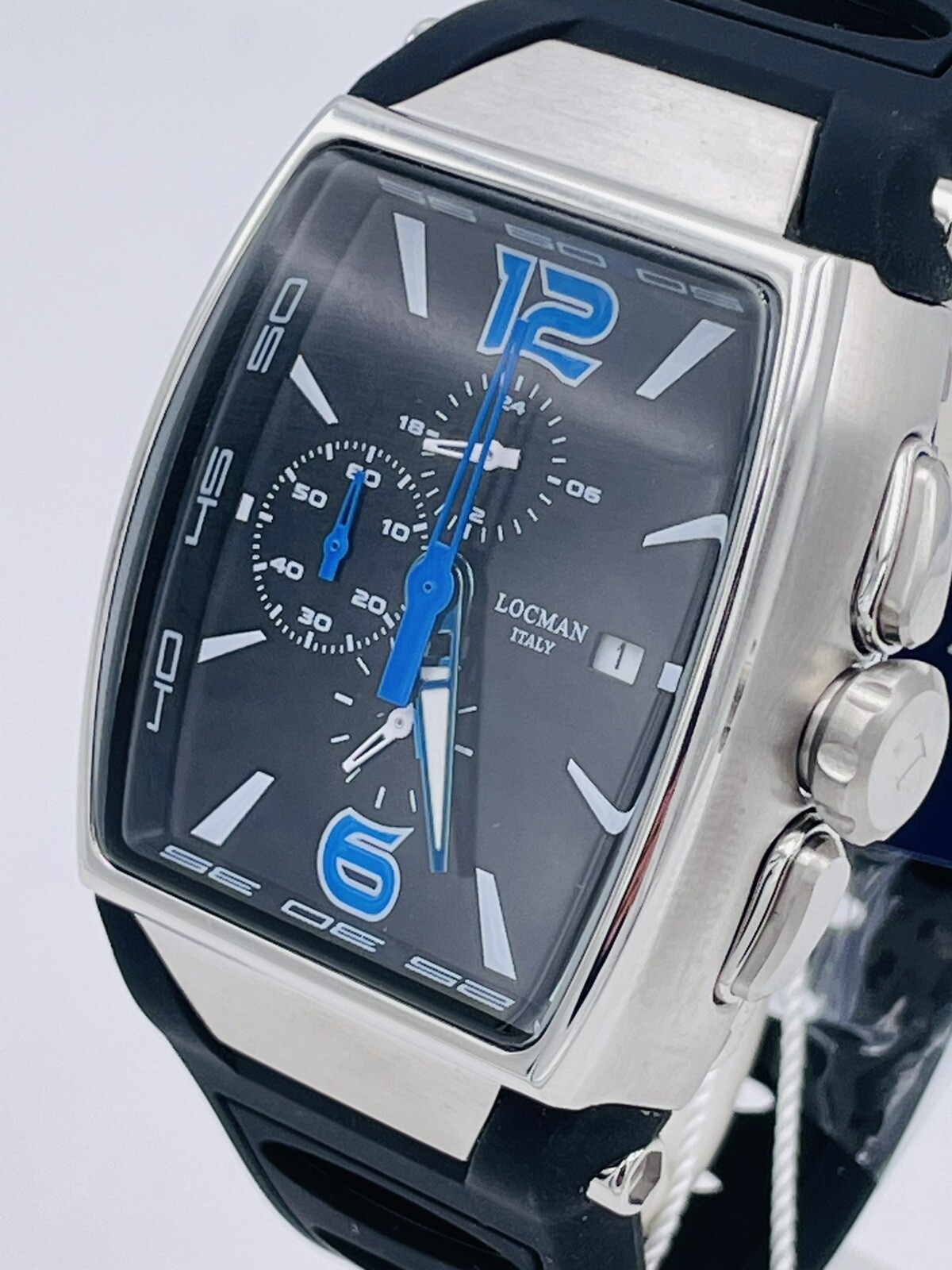 Locman Tremila Crono 550KBK/498 Titanium/Rubber Very Discounted Watch New