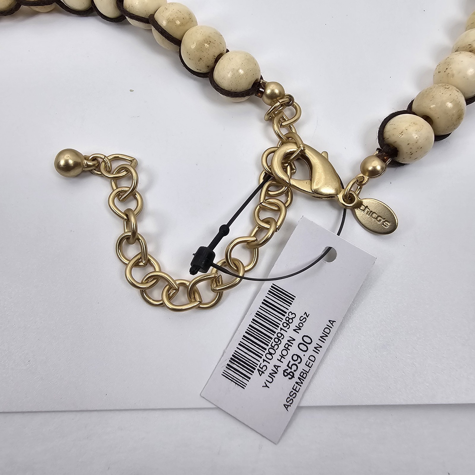 Soufeel Yuna Horn Pendant Necklace Boho Tribal Beaded Statement Jewelry New