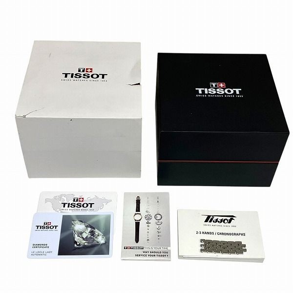 Tissot Le Locle Ladies Automatic Watch SS White Dial 285mm Used