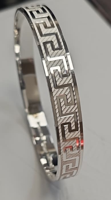 Punjabi Kada | 999 Pure Silver Sikh Bracelet | Personalized Men’s Kara
