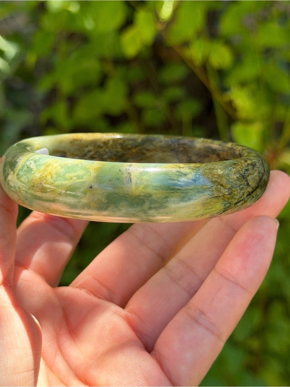 64mm inner diameter xiuyu jade bangle 1607