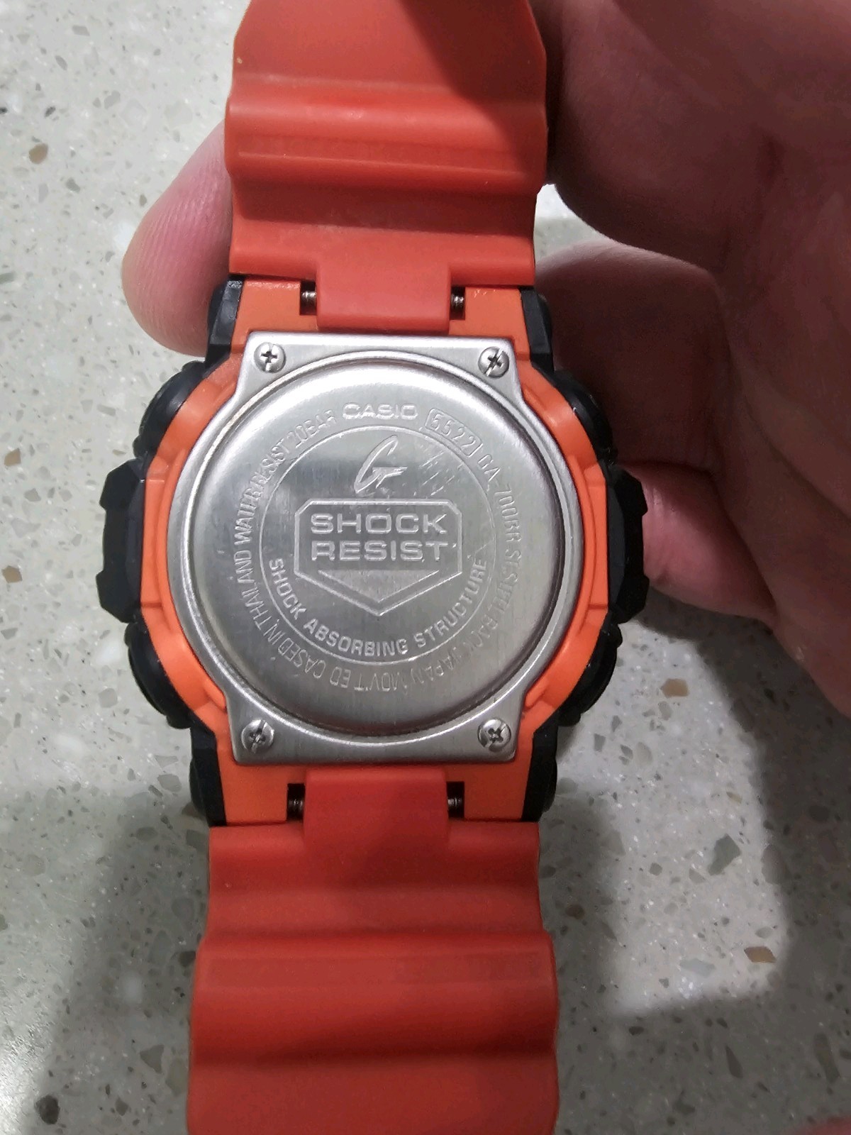 Casio G-Shock GA-700BR Black Orange Ana-Digi Sports Watch
