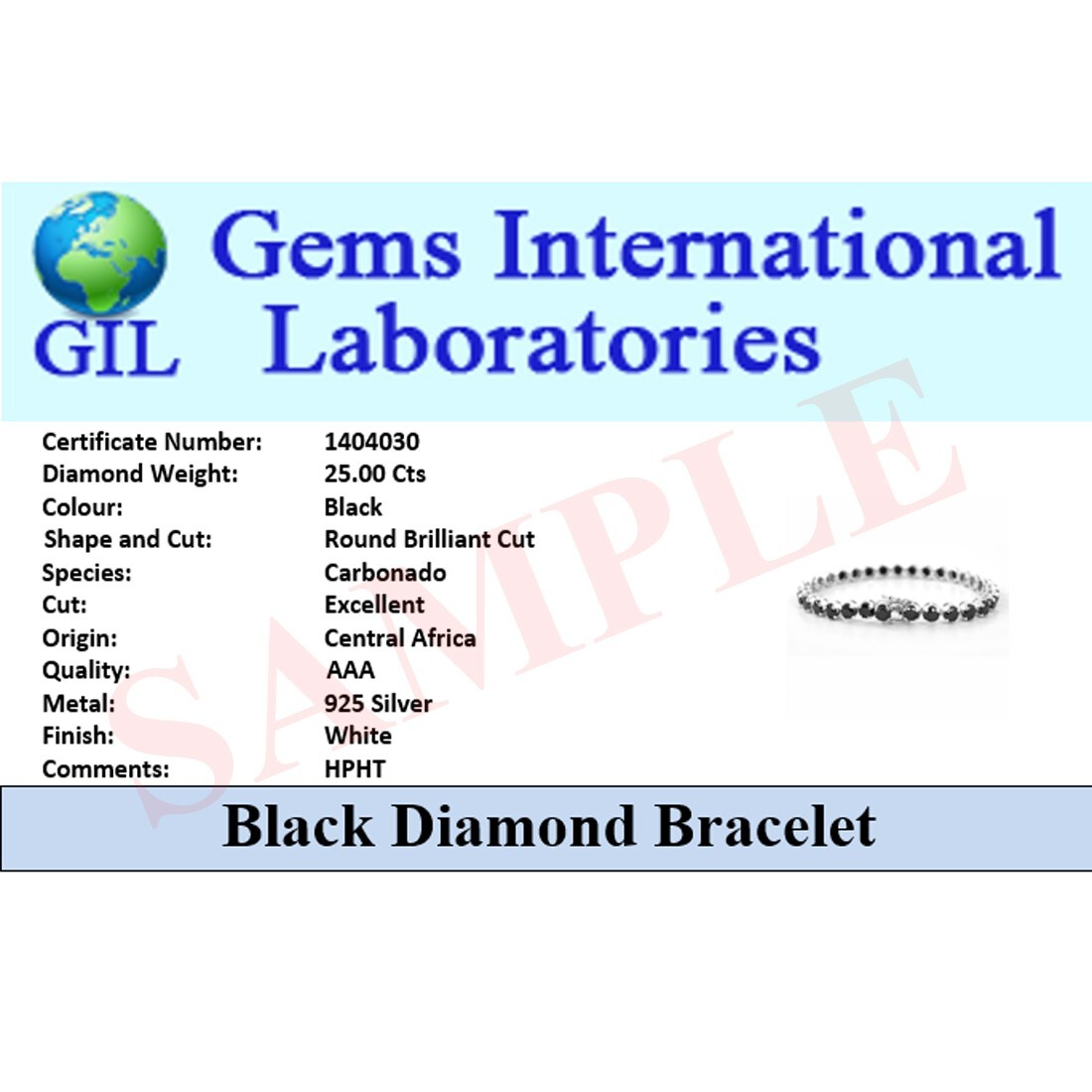5 mm Black Diamond Tennis Bracelet 23 Ct, 925 Silver, Great Luster, Unisex Gift