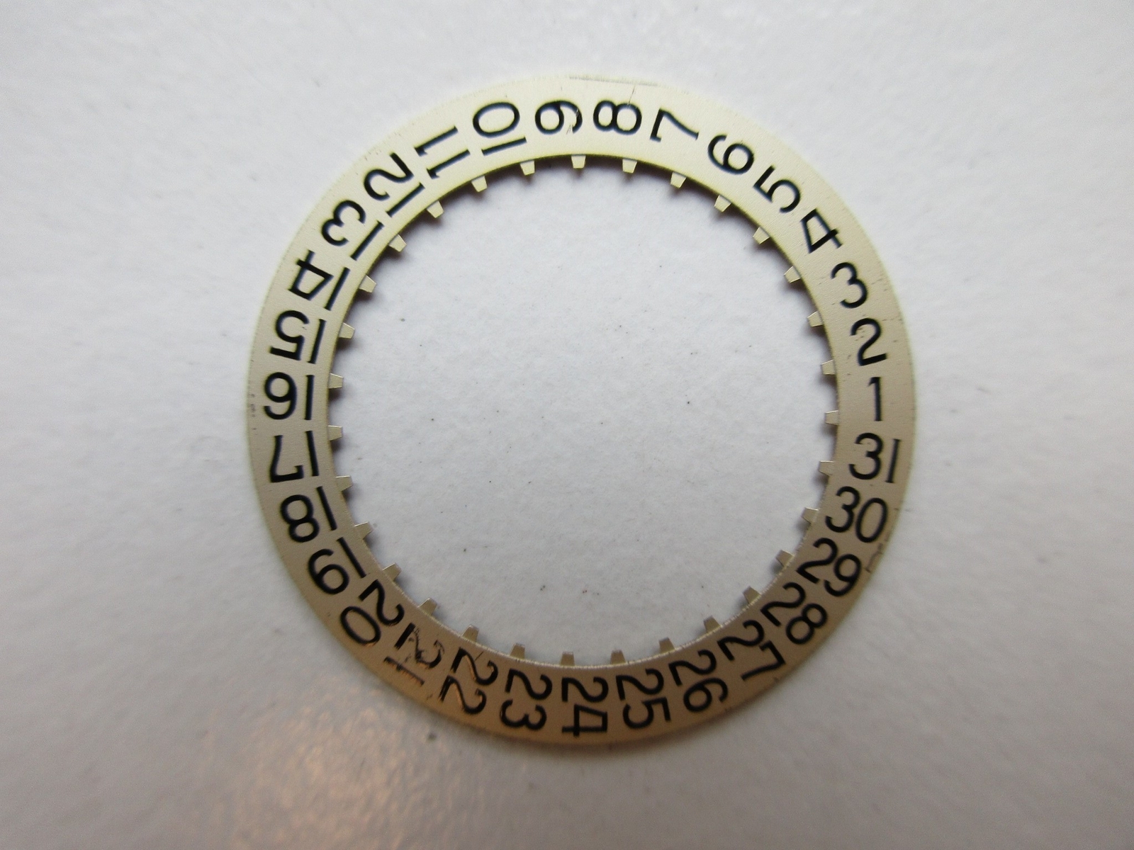 ETA 11½”‘ cal. 2784 Champagne DATE disk pos. at 3 Swiss watch movement part