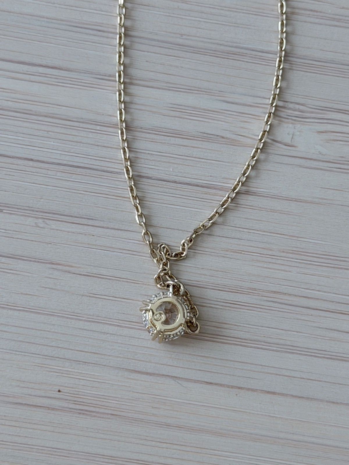 Swarovski Stilla Pendant Necklace 18K Gold Plated