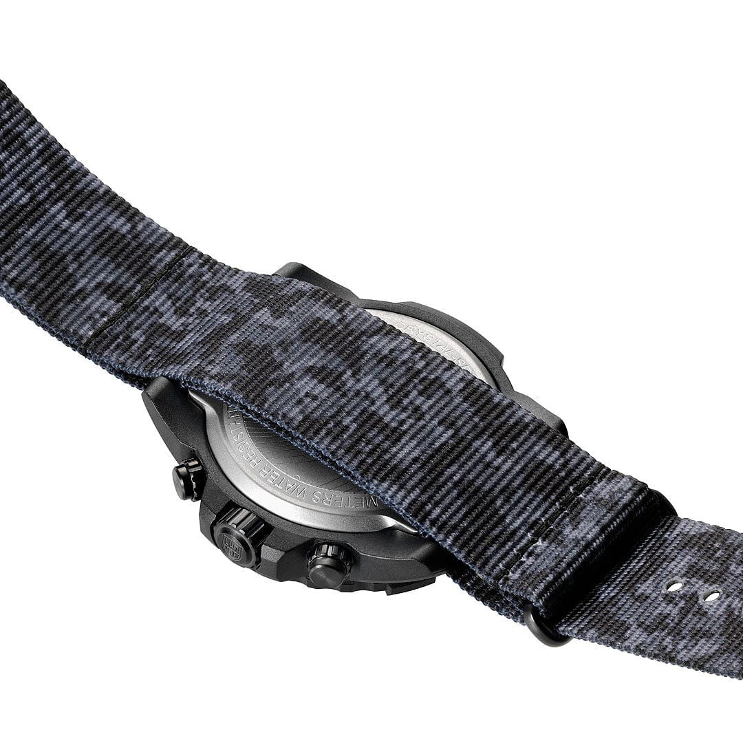 Luminox Men’s 45mm Volition Navy Seal Chronograph Black/Gray Camouflage Watch