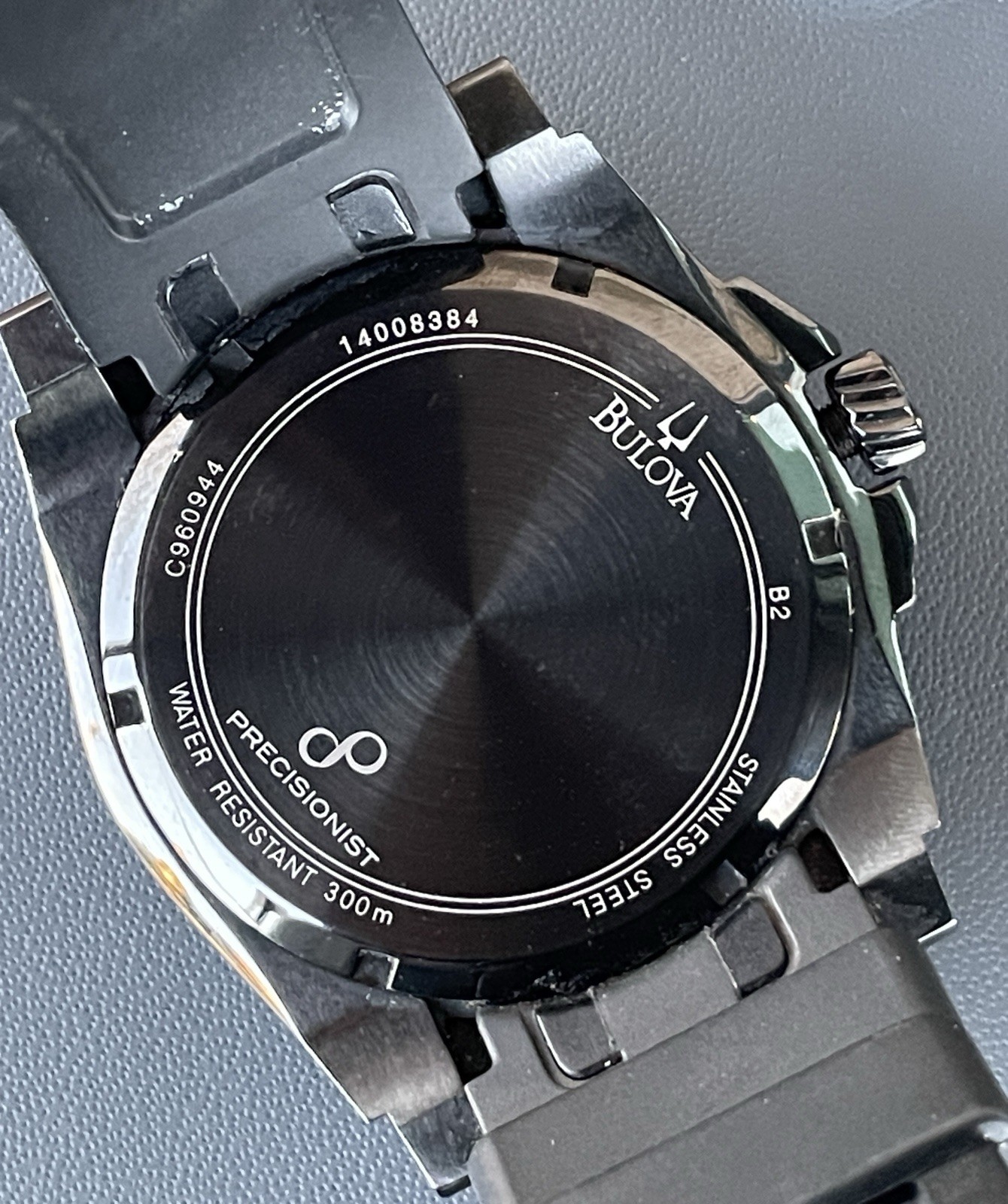 VGC Bulova Precisionist Champlain 98B142 C960944 46mm Men Sport Watch 300M 30ATM
