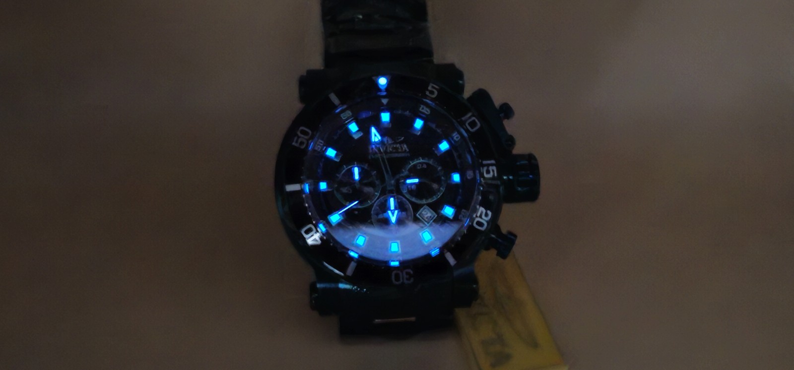 50765 – Invicta Coalition Forces Men 52mm Stainless Steel Green Black dial VD53