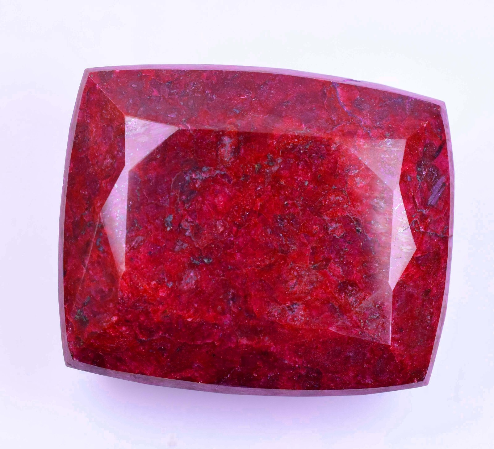 715.5 CT Natural Huge Red Ruby Certified Earth-Mined Cushion Cut Loose Gemstone