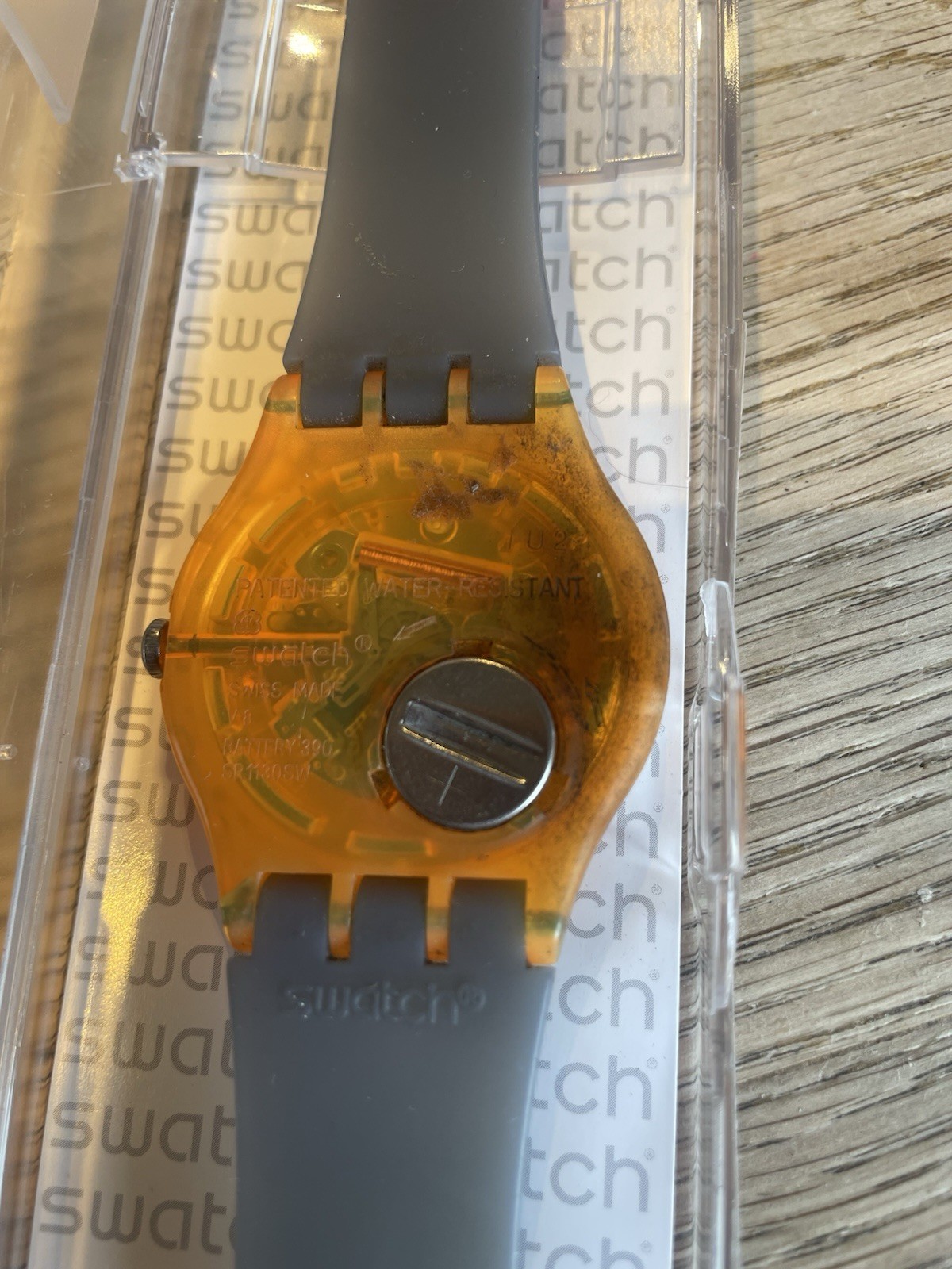 Job Lot 4x Swatch New Gent Watches 41mm Case Clear Cases Orangeboost Swiss Made