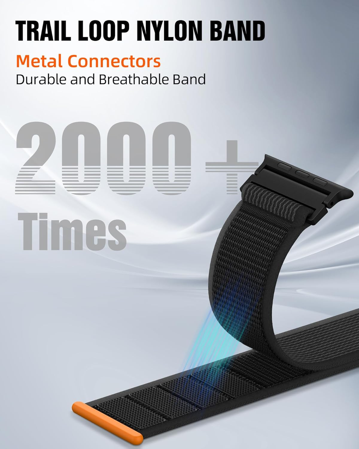 Trail Loop Nylon Sport Band Compatible with Apple Watch Ultra 3 2 Band for Men 4