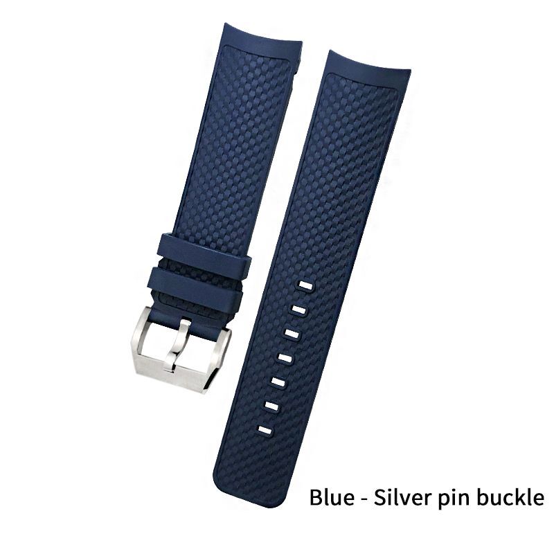 22mm FKM Vulcanized Rubber Strap Watch Band Fits IWC Aquatimer IW376805 IW329001