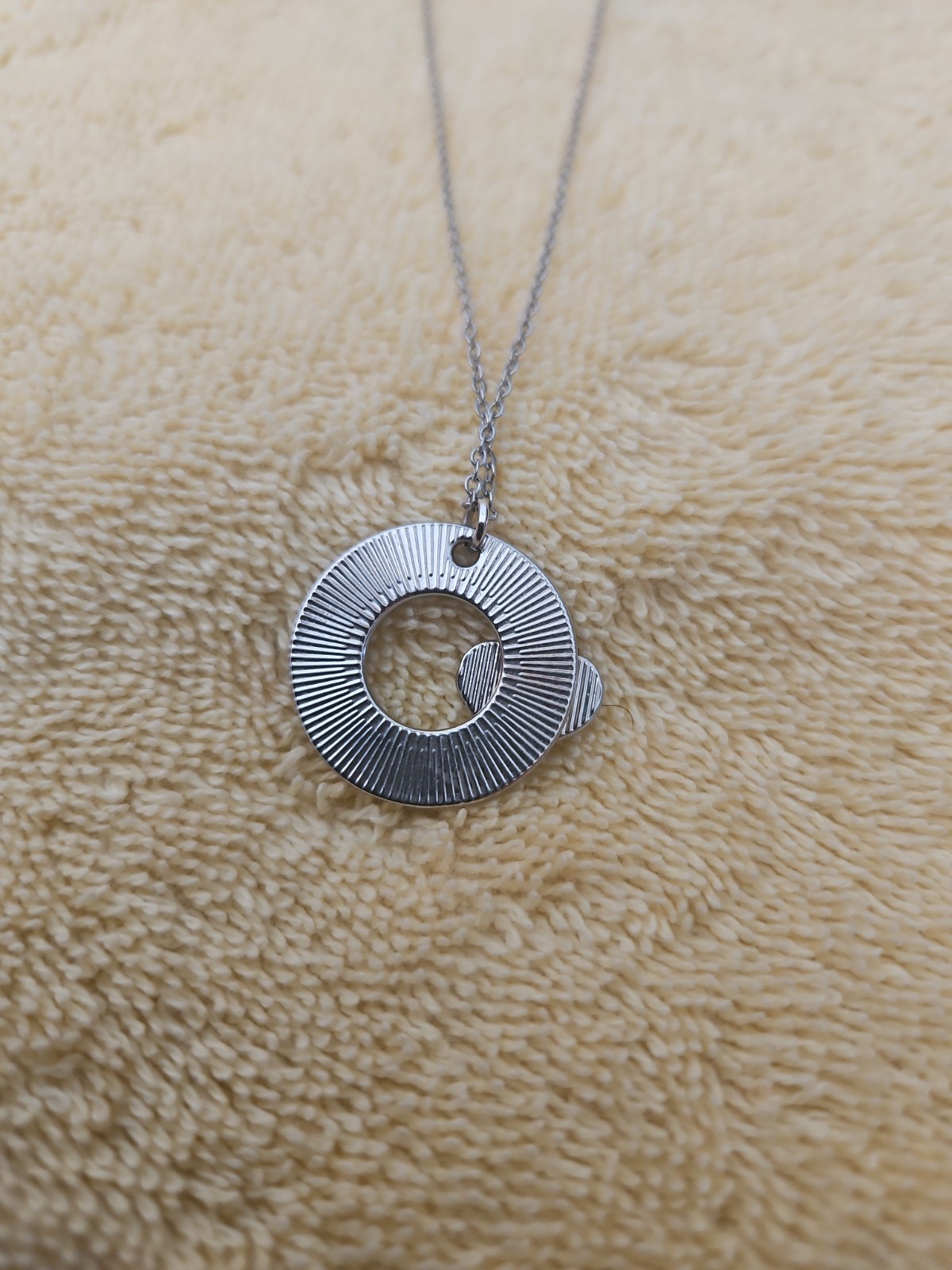 Silver Color 18″ I Love You More Necklace