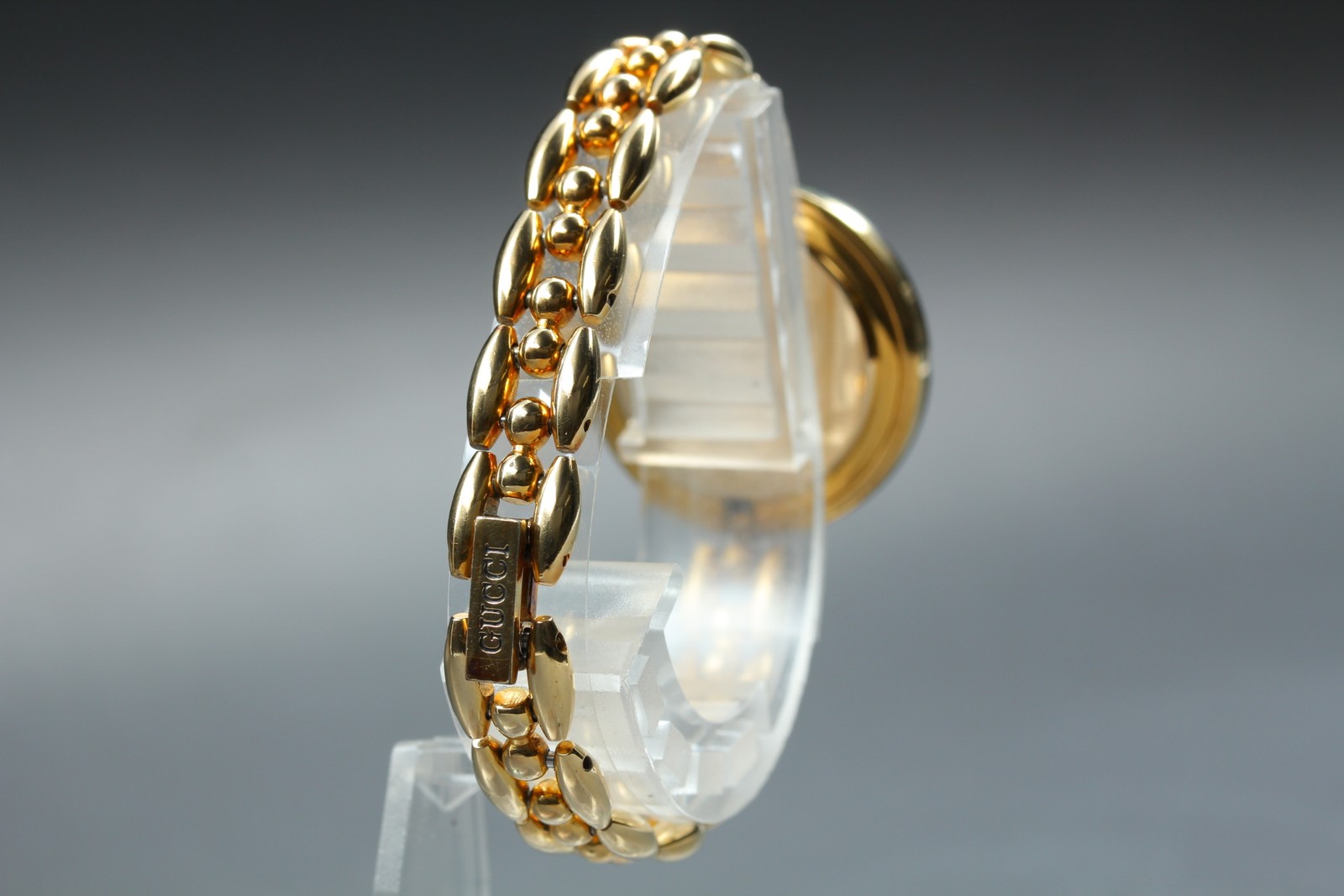 Gucci Change Bezel Color 1100L Gold Women’s Watch From JAPAN Excellent