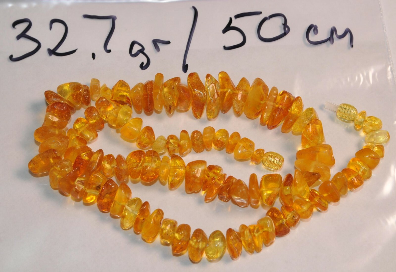 ✅51 cm =32gr RUSSIAN SOVIET BALTIC AMBER BEAD NECKLACE 琥珀 BRACELET STONE PENDANT