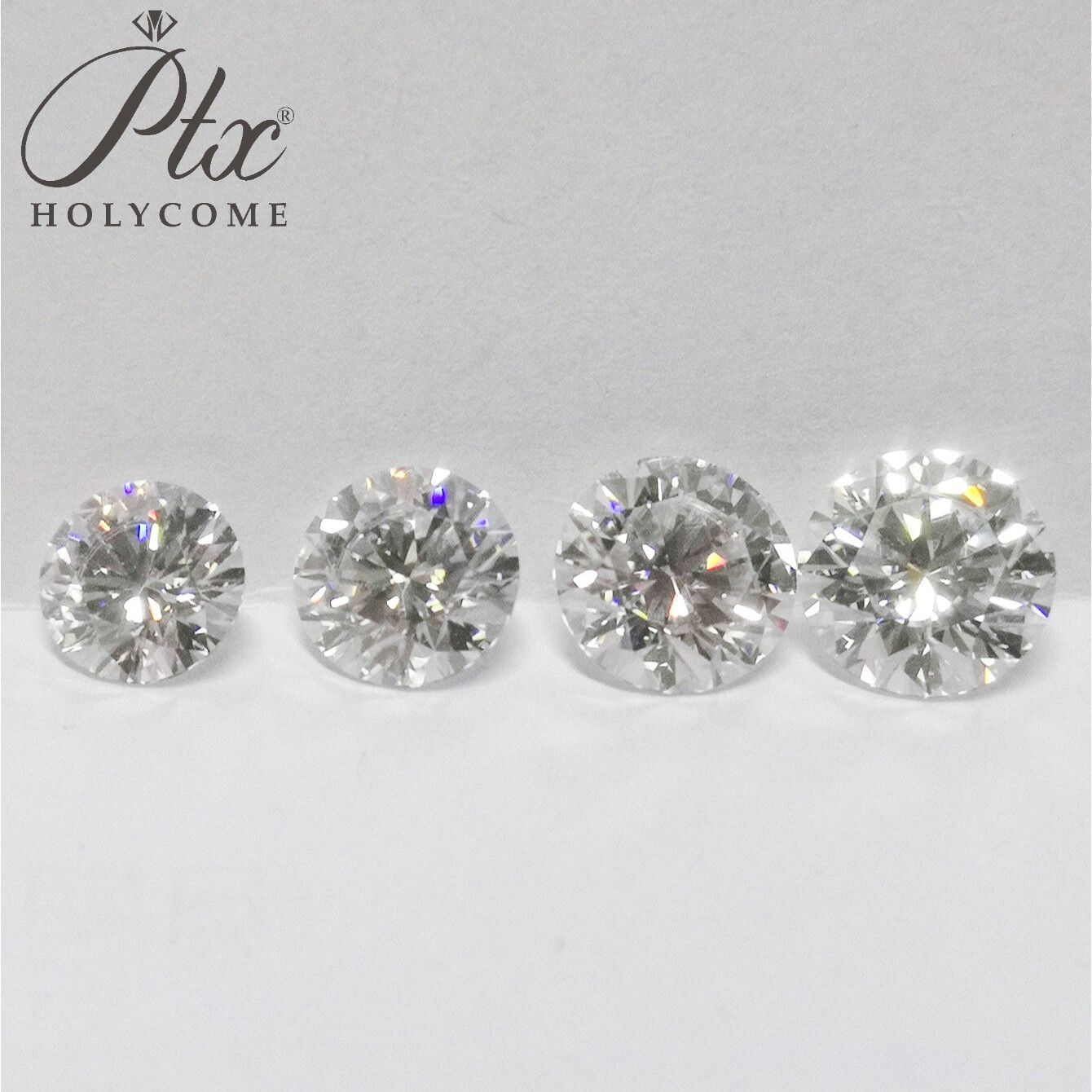 3-15mm VVS1 D Color Round Loose Moissanite Real Gem Stone GRA Certificate