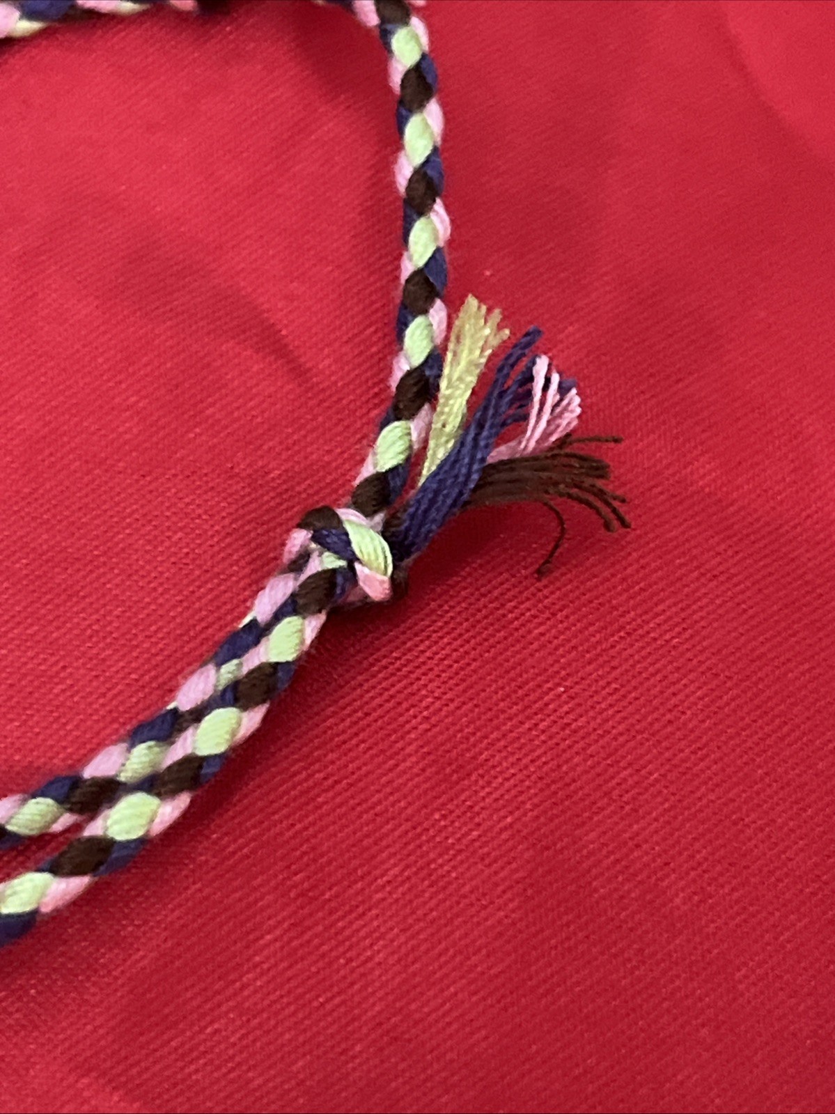 NEW BOHO BRAID THREAD FRIENDSHIP BRACELET ADJUSTABLE LIME PINK PURPLE BROWN NIP