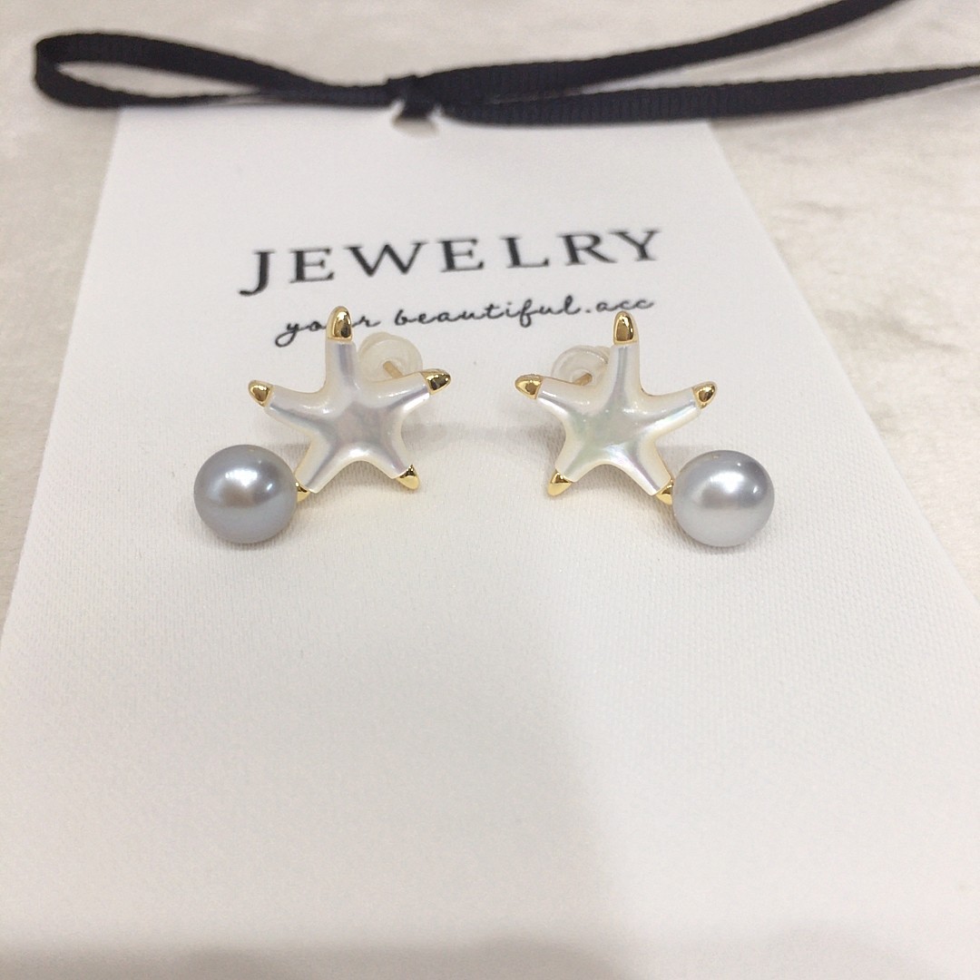 Pearl earrings , Silver Earrings , handmade earrings for women, AAAAA quality