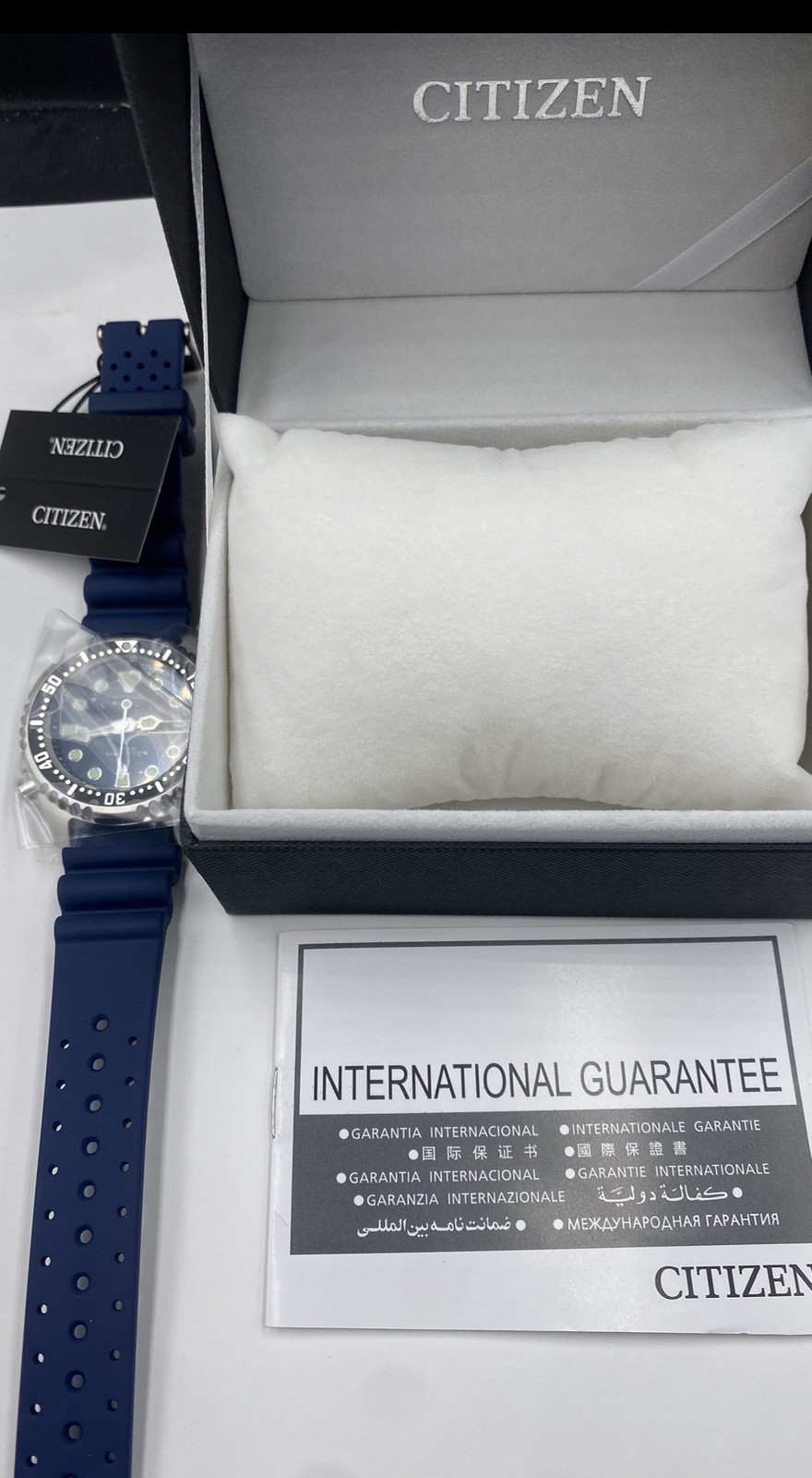 CITIZEN PROMASTER NY0040-17L AUTOMATIC WINDING DIVERS Waterproof Men Watch Navy