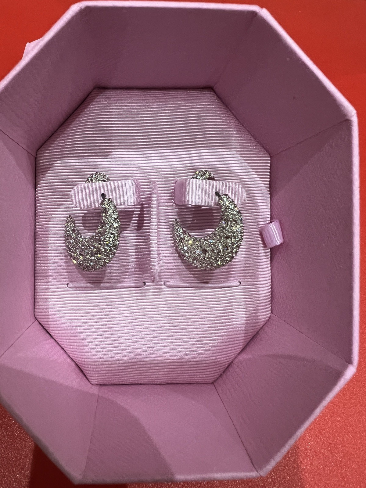 SWAROVSKI Sublima Luna Moon drop earrings Rrp £169.00 5666179 + bag💕❤️