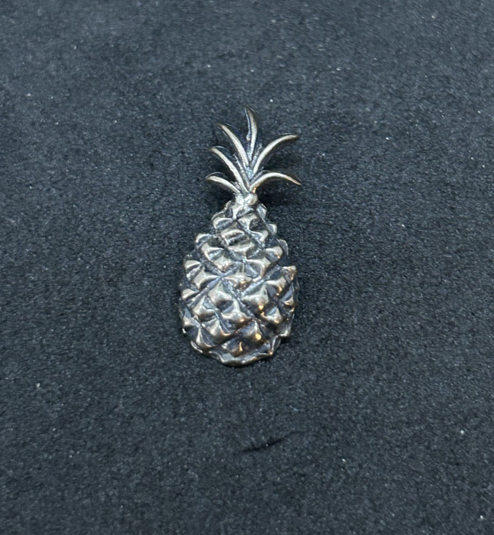 925 Sterling Pineapple Pendant 0.75in – 1.64g