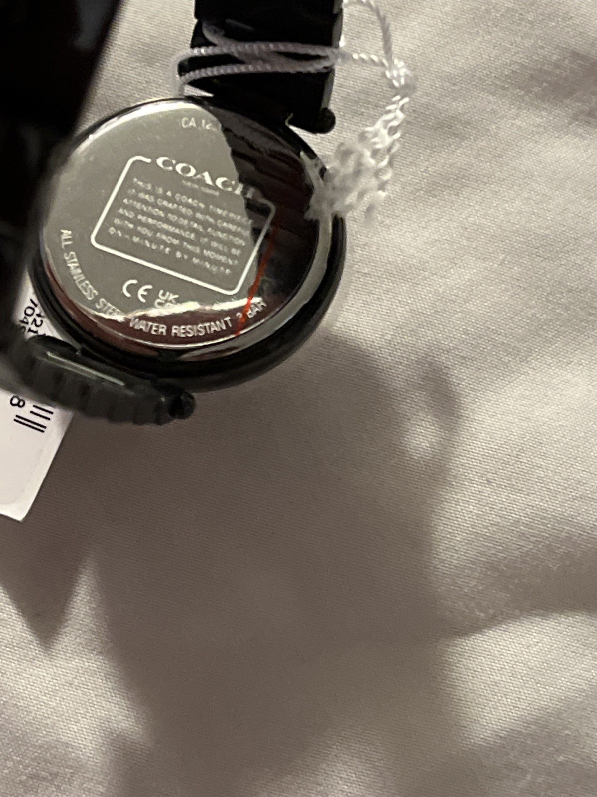 Women’s Black Coach Analog Watch NWT