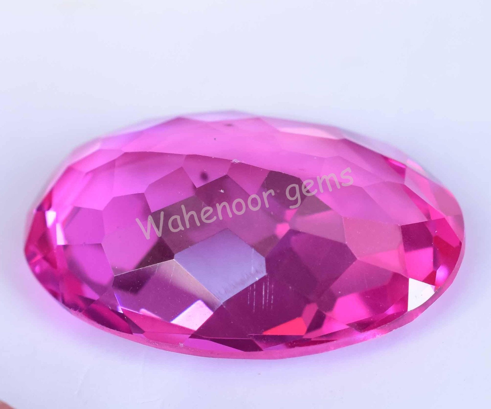 Natural Mogok Pink Ruby 36.40 Ct Oval Certified Flawless Loose Gemstone