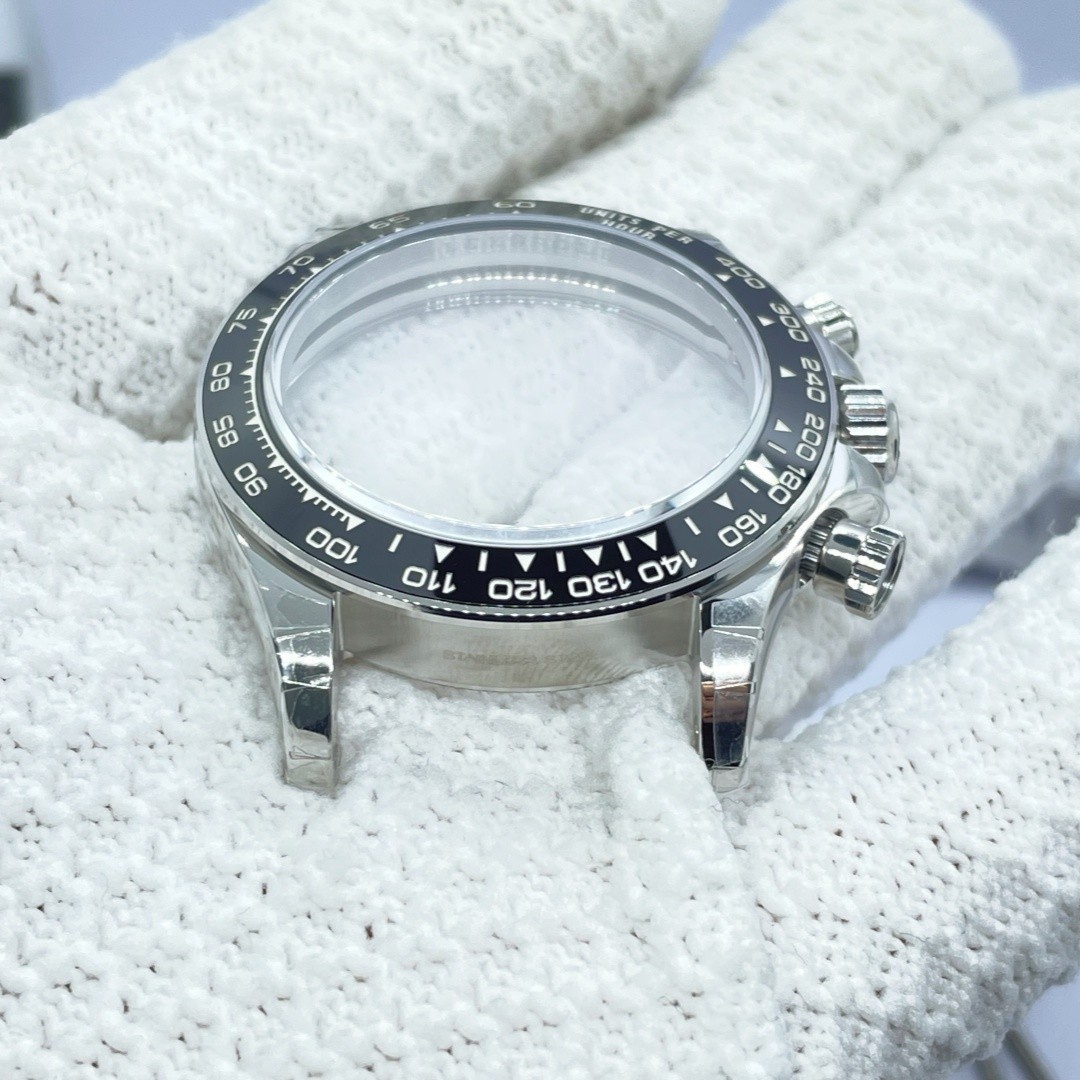 DIY 40mm Stainless Steel watch kit For 4131 7750 4130 Aftersales accessories W-D