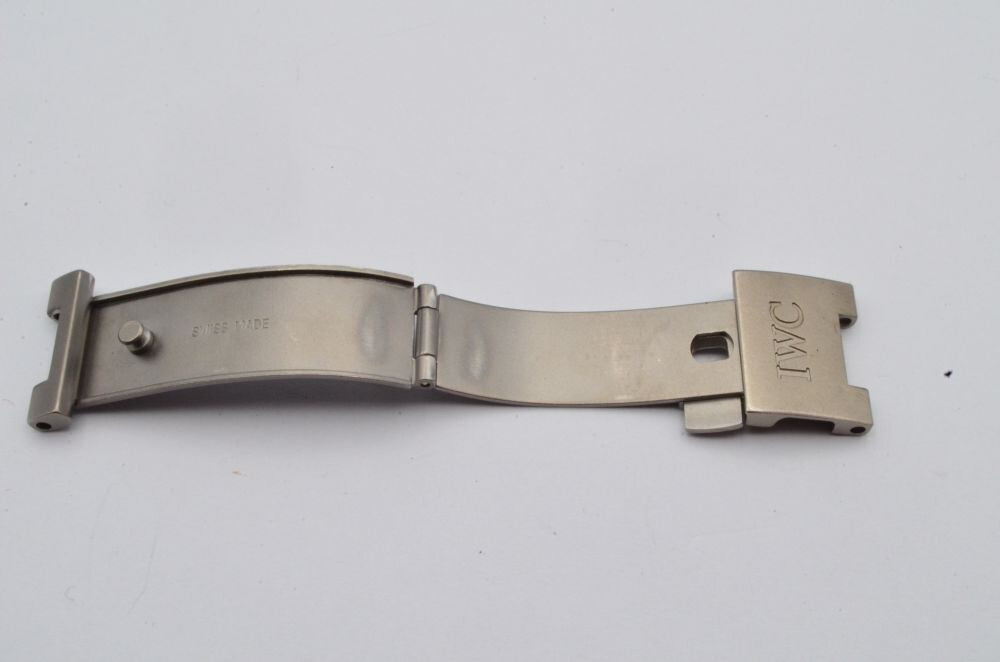 IWC GST Titan Armband Faltschließe 18Mm Deployment Clasp Gebraucht