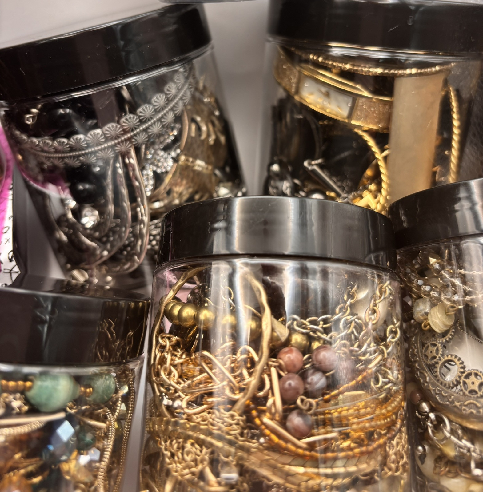 Mystery Jewelry Jar- All Wearable – No Junk Curation Available 4 Sizes